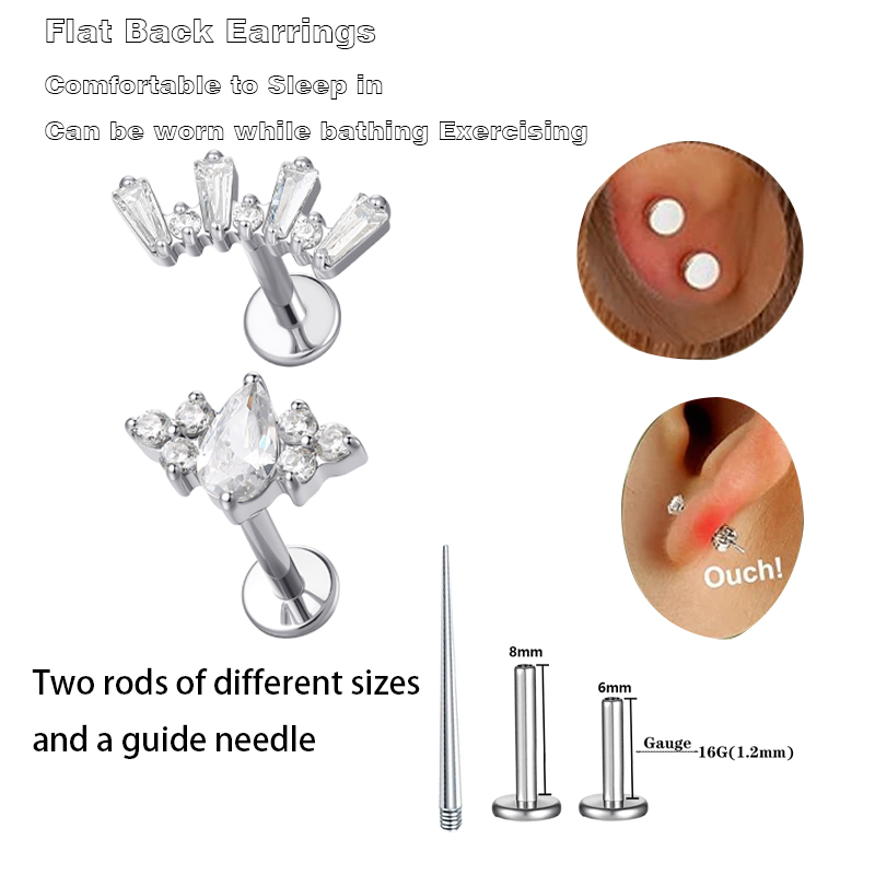 Conch Earring Hoop - 1 Peça Brinco de Titânio ASTM