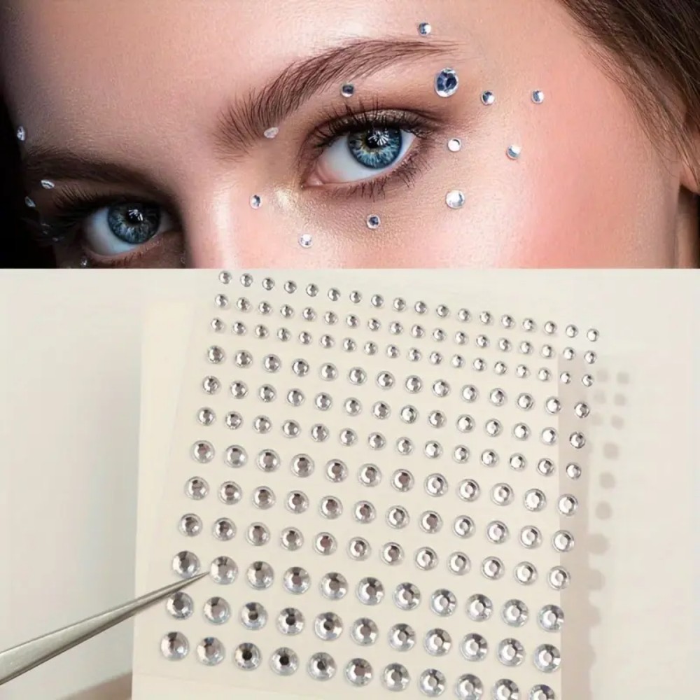 Body Jewelry And Piercing - 165 pçs adesivos de strass autoadesivos,