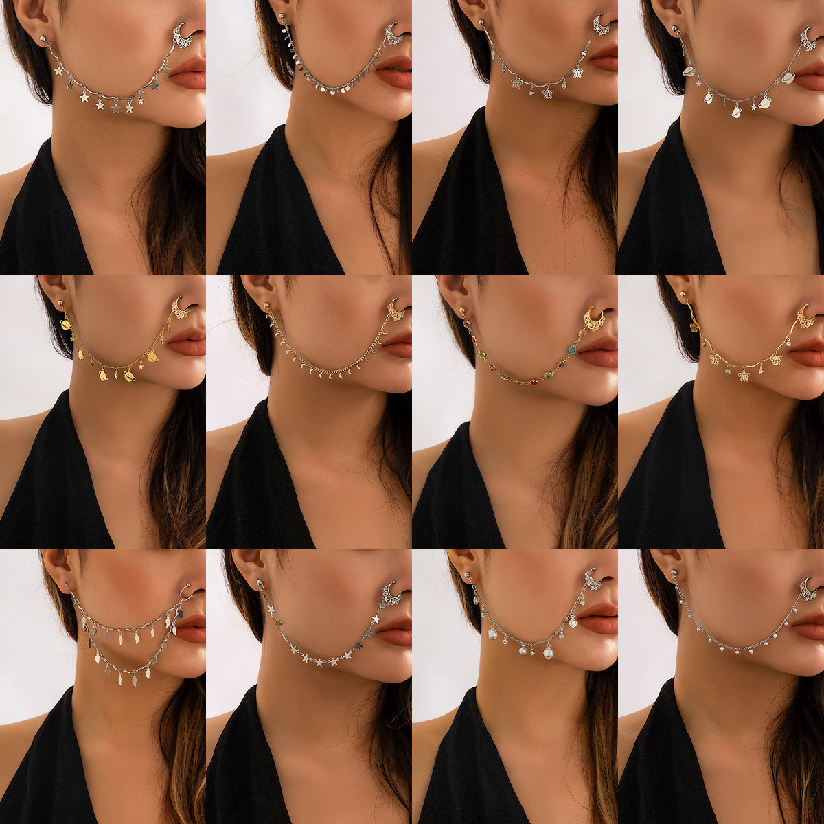 Body Jewelry And Piercing - Brincos de borla de borboleta de