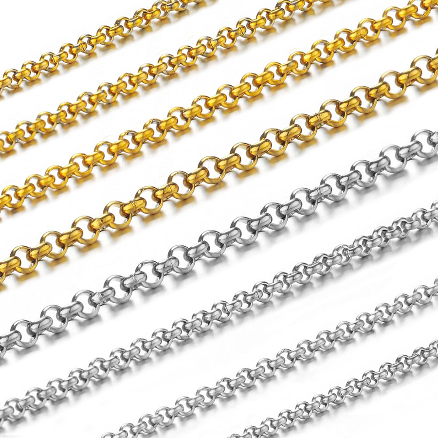 Body Jewelry Gauges - Cadeia de Aço Inoxidável em Forma