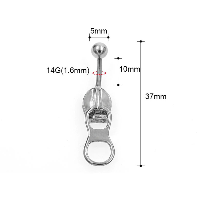 Body Jewelry Belly Button Rings - (BF06) Anéis de Umbigo Punk em
