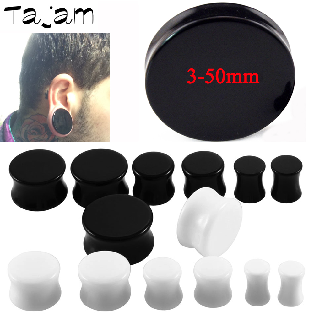Body Jewelry Gauge Sizes - 1 par 3mm-50mm tamanho grande sólido