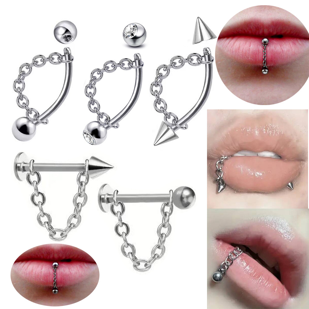 Body Jewelry Nipple Rings - Anéis de Mamilo 16G em Aço