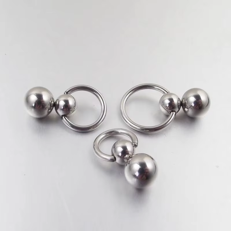 Nipple Bar Curved - 1 pçs de aço inoxidável bola
