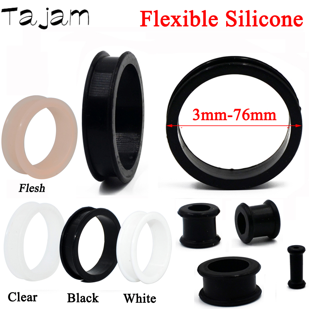 Body Jewelry Gauges - 1 par 3mm-76mm tamanho grande oco