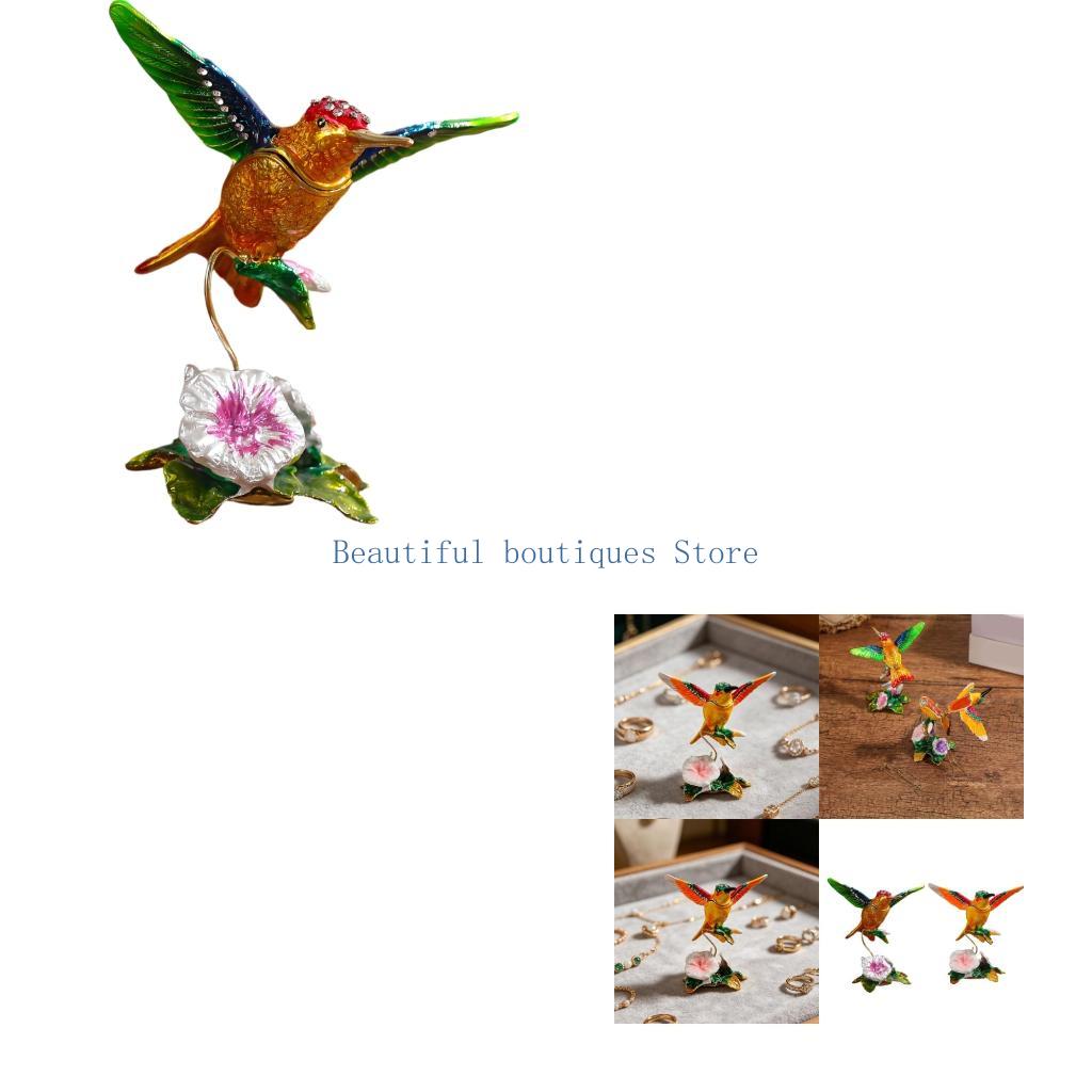 Body Jewelry Jewelry Box - Caixa joias U4LF com formato beija-flor