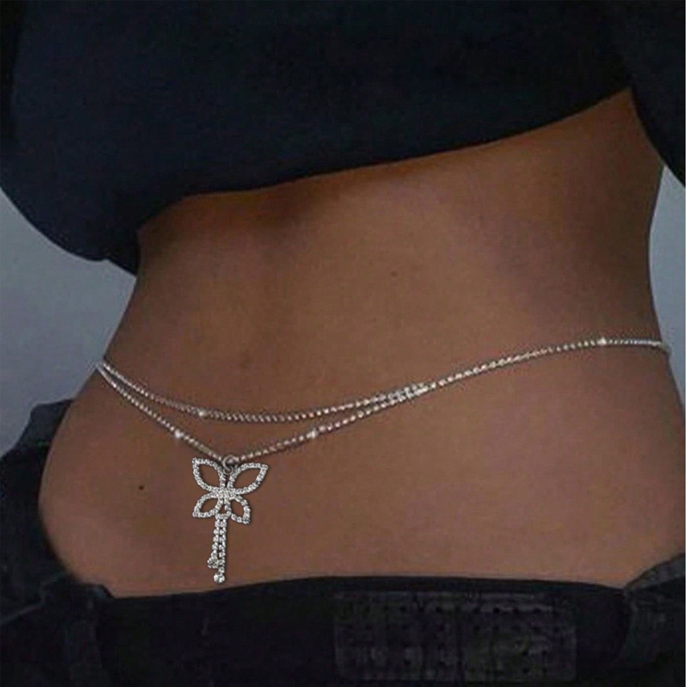 Body Jewelry Jewelry Box - Corrente de Cintura com Laço para