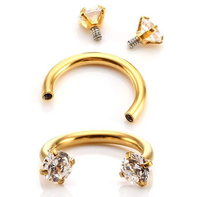 1 peça de aço inoxidável tragu - Conch Earring Hoop avaliação e preço