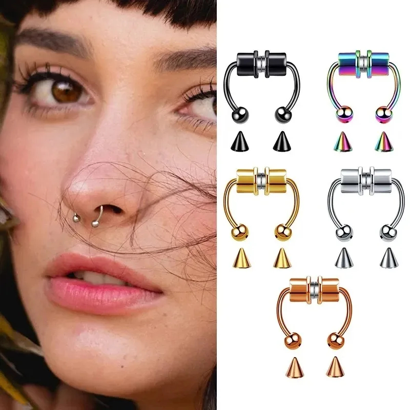 Anéis de nariz magnéticos fals - Body Jewelry And Piercing avaliação e preço