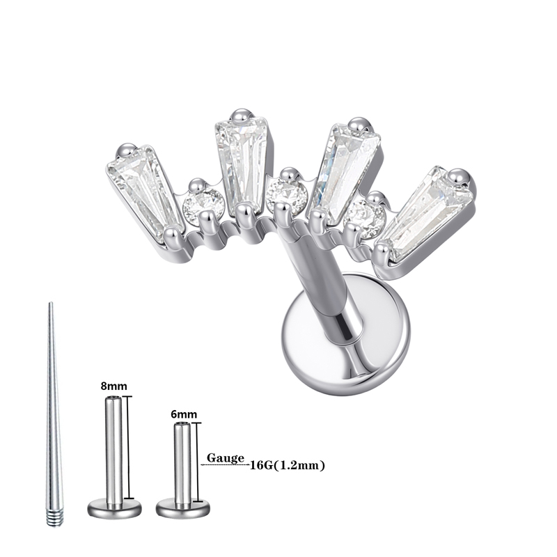 1 Peça Brinco de Titânio ASTM  - Conch Earring Hoop avaliação e preço