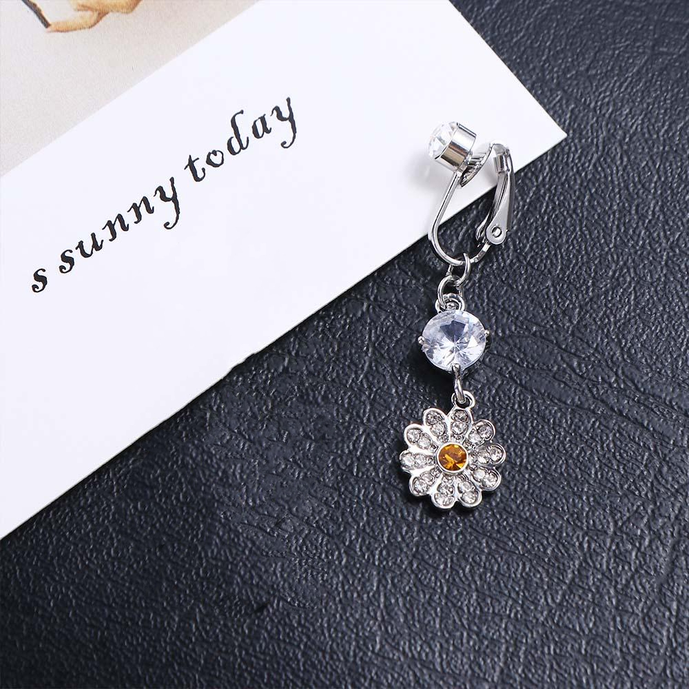 Piercing de Umbigo Falso em Aç - Body Jewelry Belly Button Rings avaliação e preço