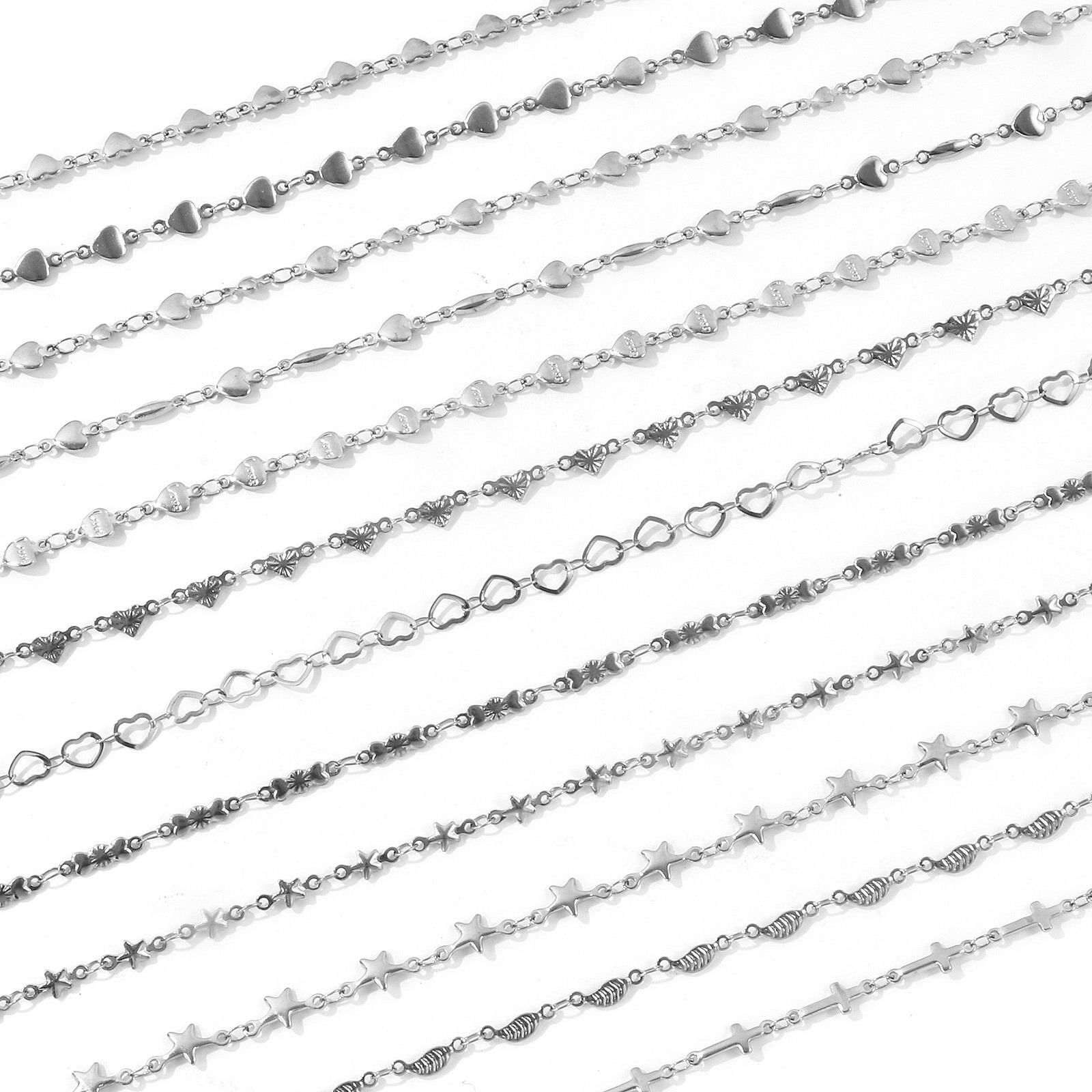 1 unidade Corrente de Coração  - Body Jewelry Waist Chains avaliação e preço