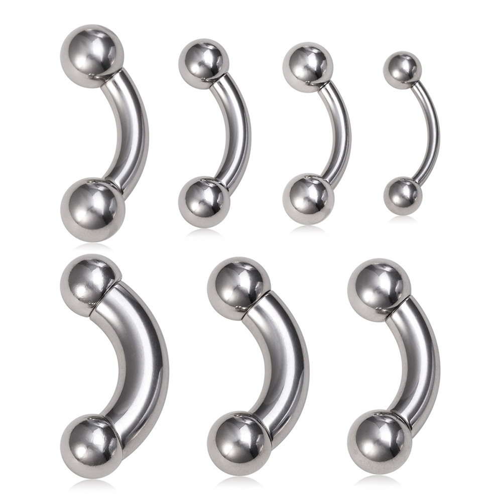 1pc tamanho grande genital cur - Nipple Bar Curved avaliação e preço