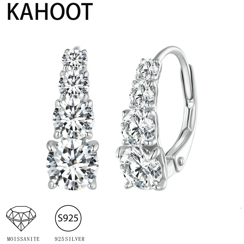 S925 prata 1.8ct moissanite br - Body Jewelry Diamond avaliação e preço