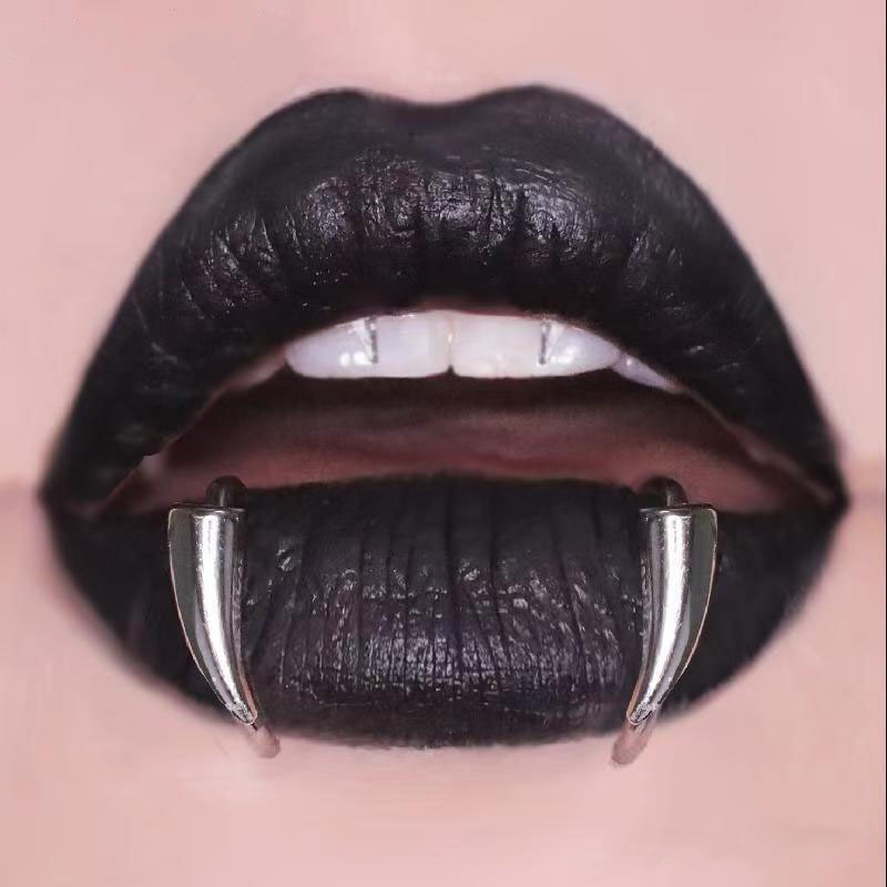 Clipe de Lábio Gótico de Aço I - Body Jewelry And Piercing avaliação e preço