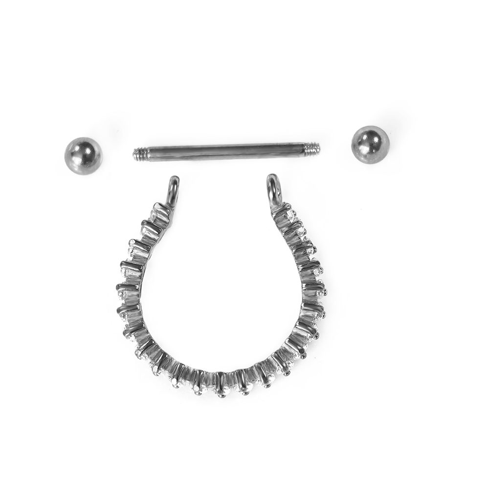 Brinco circular de aço inoxidá - Conch Earring Hoop avaliação e preço