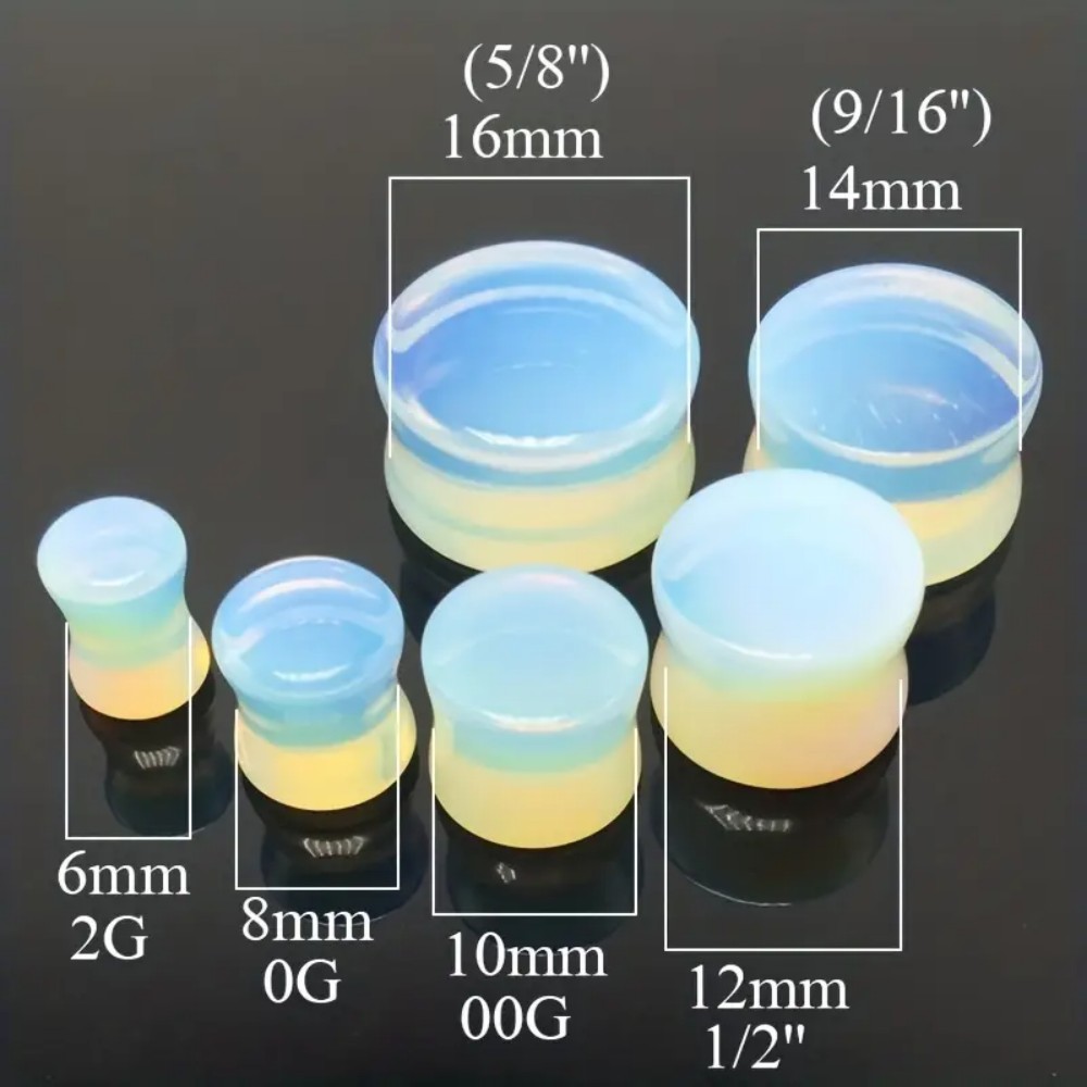 Tampões para os ouvidos duplos - Body Jewelry Gauge Sizes avaliação e preço