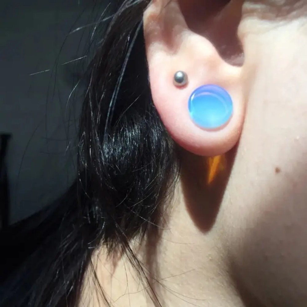 Tampões para os ouvidos duplos - Body Jewelry Gauge Sizes avaliação e preço