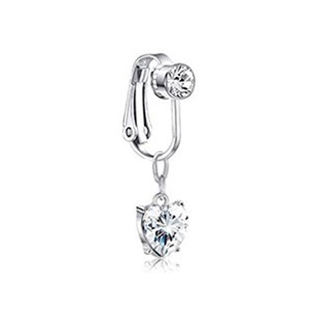 Acessórios clipe em brincos ca - Body Jewelry Belly Button Rings avaliação e preço