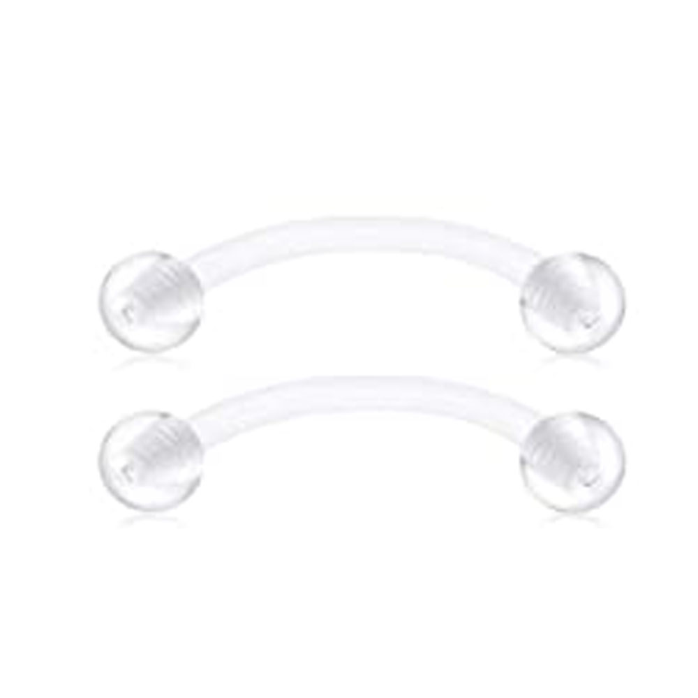 Anéis de mamilo longos de aço  - Nipple Bar Curved avaliação e preço