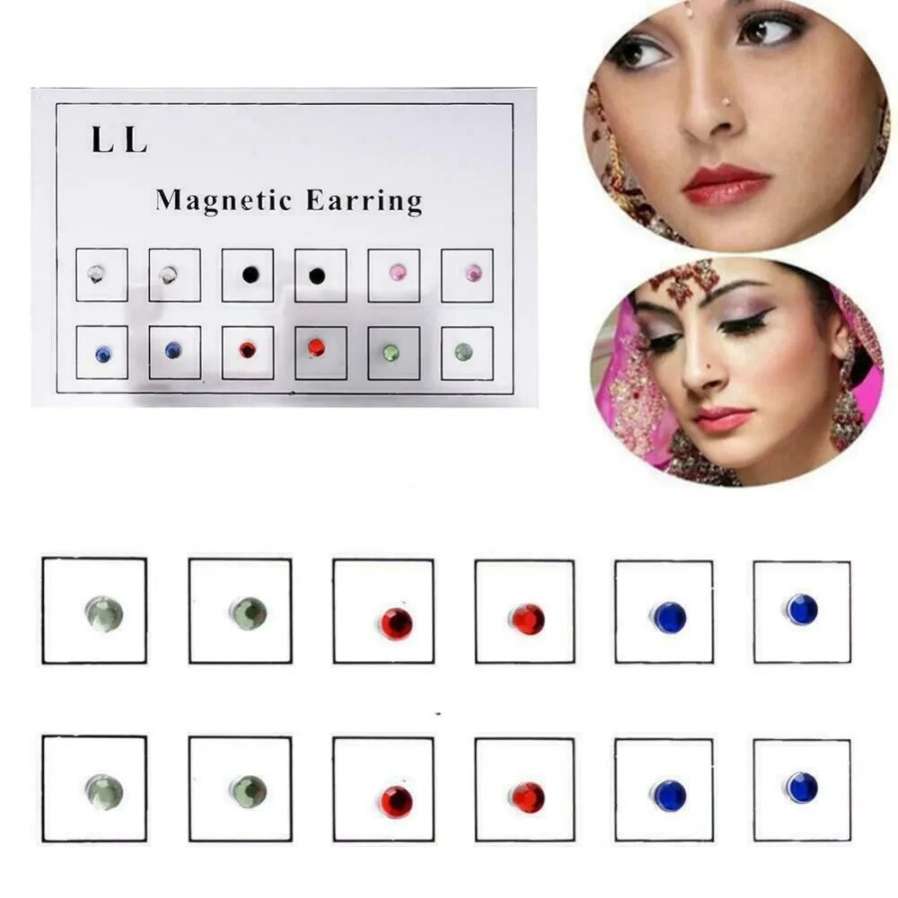 12 pçs/cartão falso tricheiro  - Body Jewelry And Piercing avaliação e preço