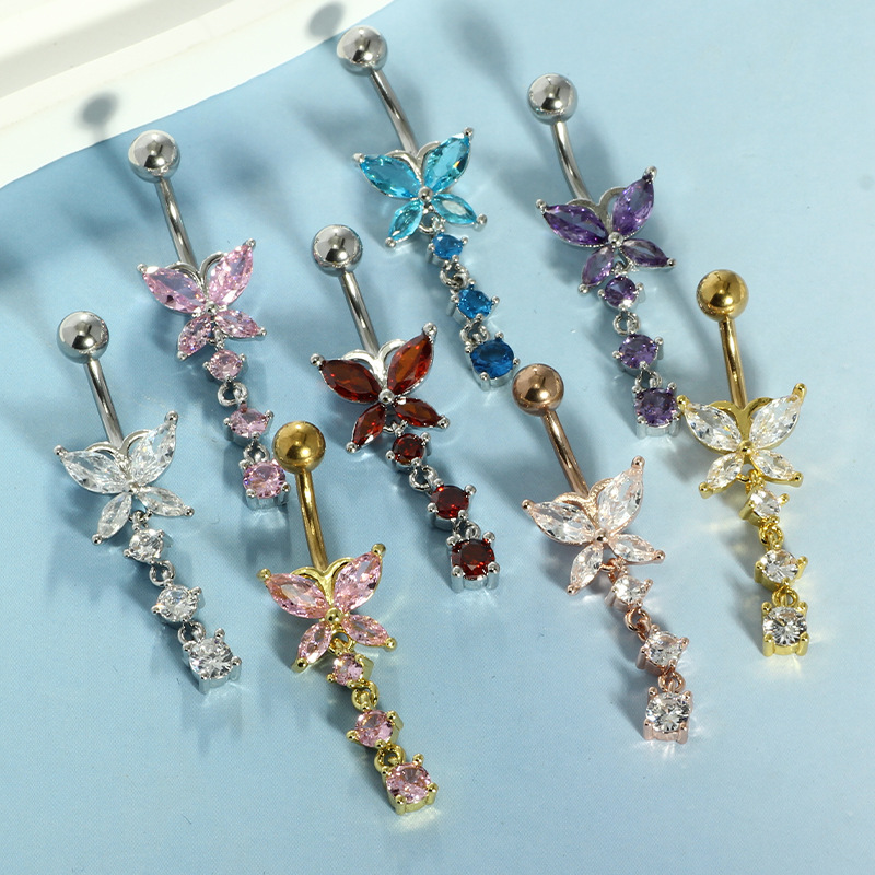 Piercing de Umbigo em Aço Inox - Body Jewelry Belly Button Rings avaliação e preço