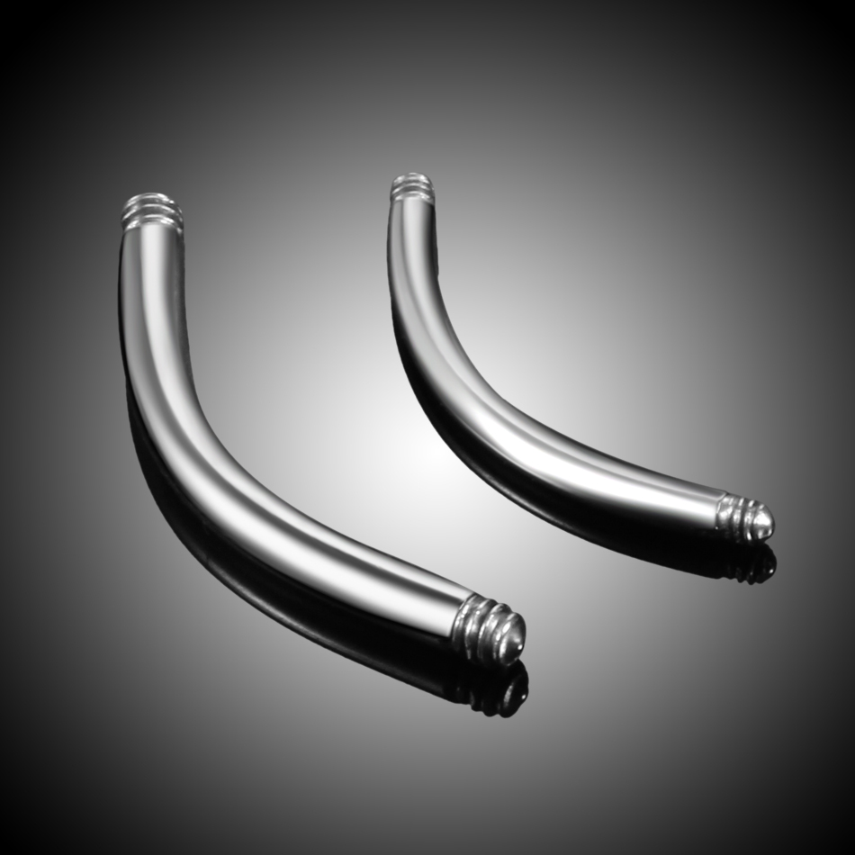 Aço Banana Piercing Peças para - Body Jewelry Gauges avaliação e preço