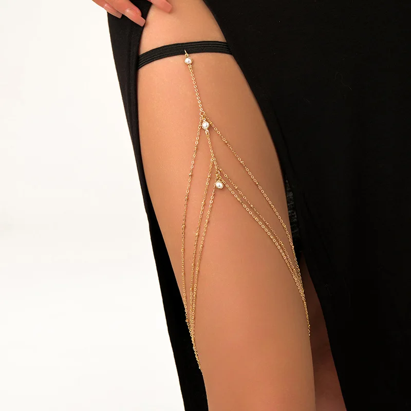 Moda verão boêmio coxa corrent - Body Jewelry Women avaliação e preço