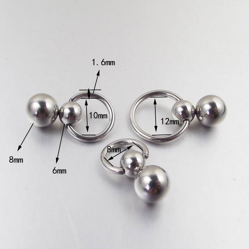 1 peça de aço inoxidável duplo - Nipple Bar Curved avaliação e preço