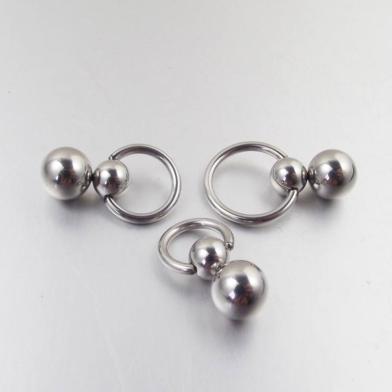 1 peça de aço inoxidável duplo - Nipple Bar Curved avaliação e preço