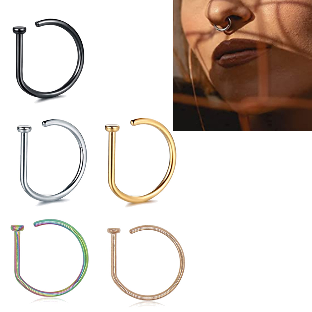Anéis de Nariz Falso em Forma  - Body Jewelry And Piercing avaliação e preço