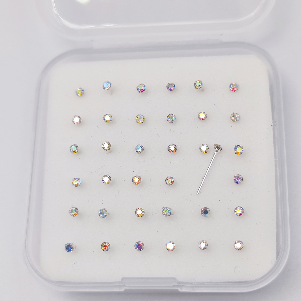 925 prata esterlina nariz para - Body Jewelry Jewelry Box avaliação e preço