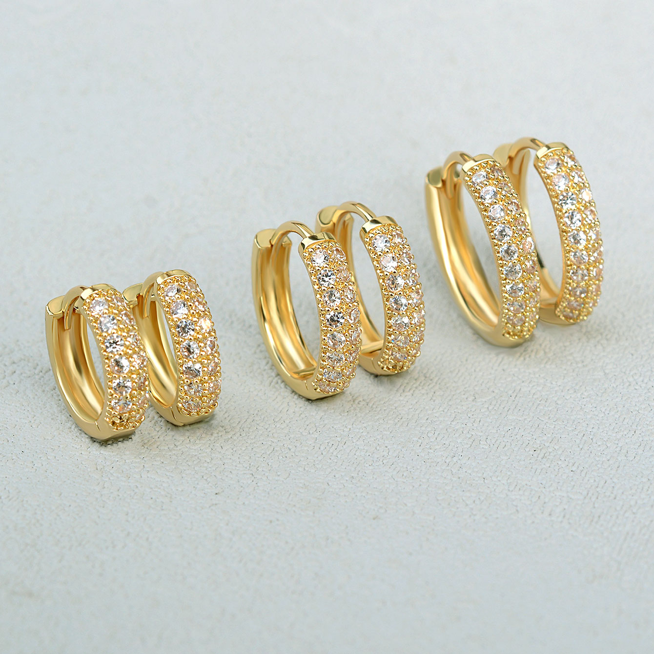 2024 moda fileira dupla zircão - Conch Earring Hoop avaliação e preço