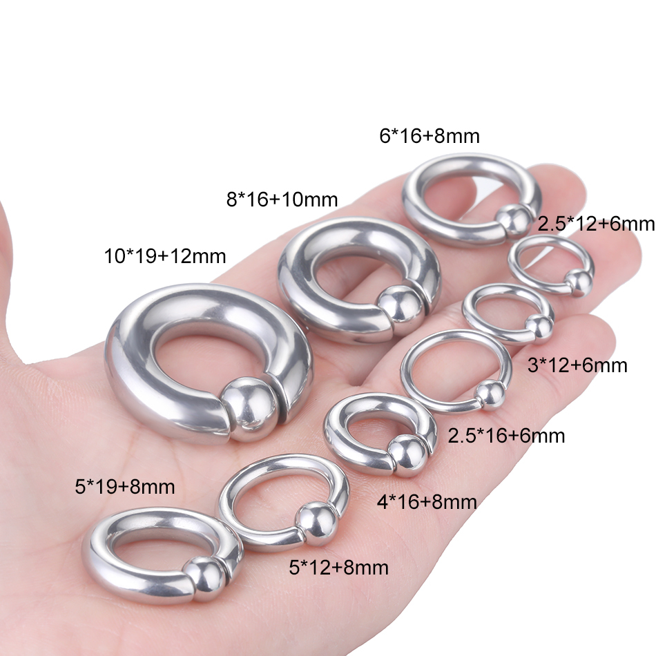 Anel de talão de calibre grand - Body Jewelry Gauges avaliação e preço