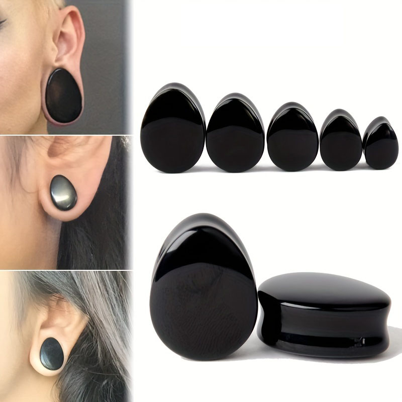 1 par de homens gota de água f - Body Jewelry Gauge Sizes avaliação e preço