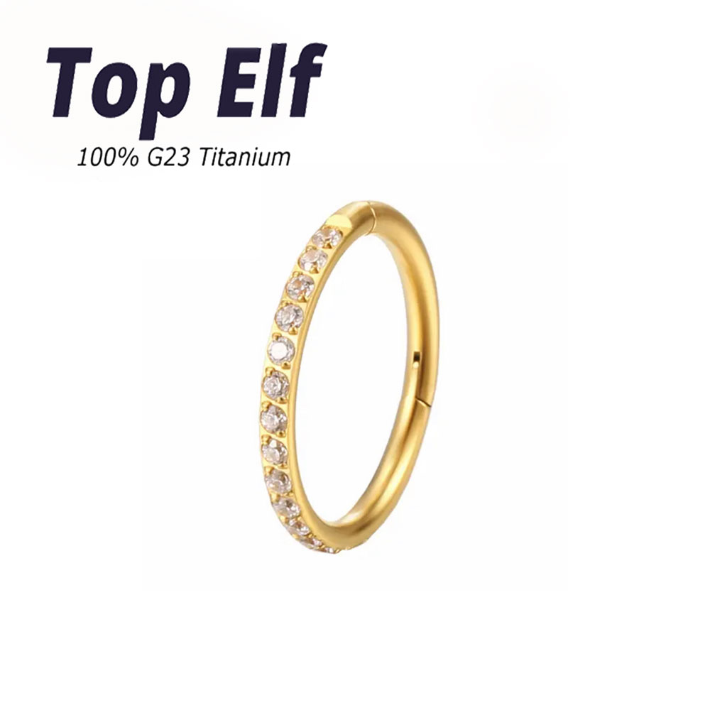 Moda jóias 16g g23 titânio pie - Conch Earring Hoop avaliação e preço
