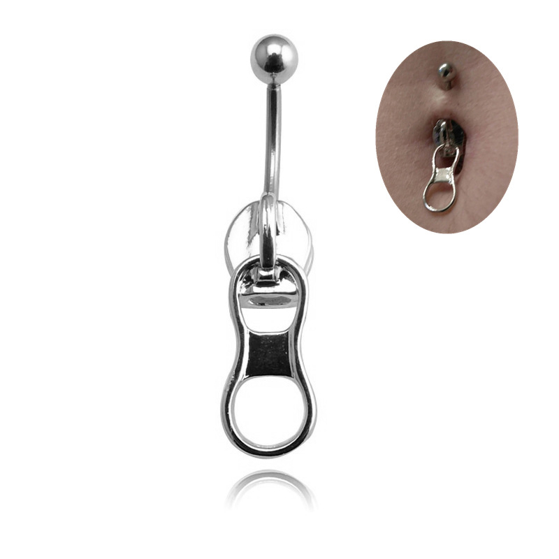 (BF06) Anéis de Umbigo Punk em - Body Jewelry Belly Button Rings avaliação e preço