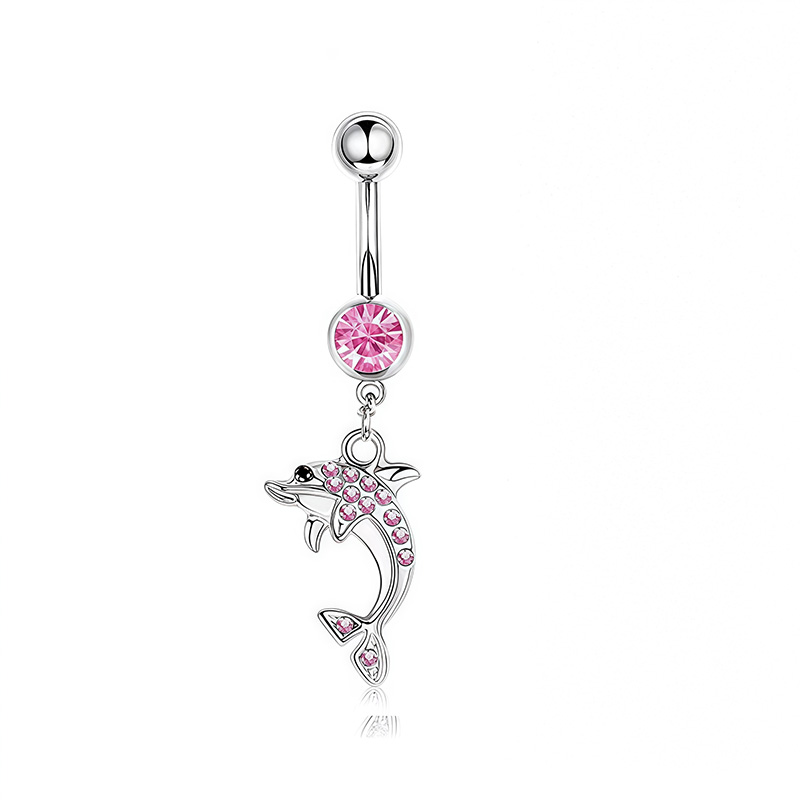 Anéis de umbigo com coroa rosa - Body Jewelry And Piercing avaliação e preço