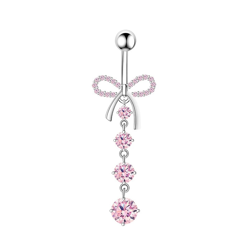 Anéis de umbigo com coroa rosa - Body Jewelry And Piercing avaliação e preço