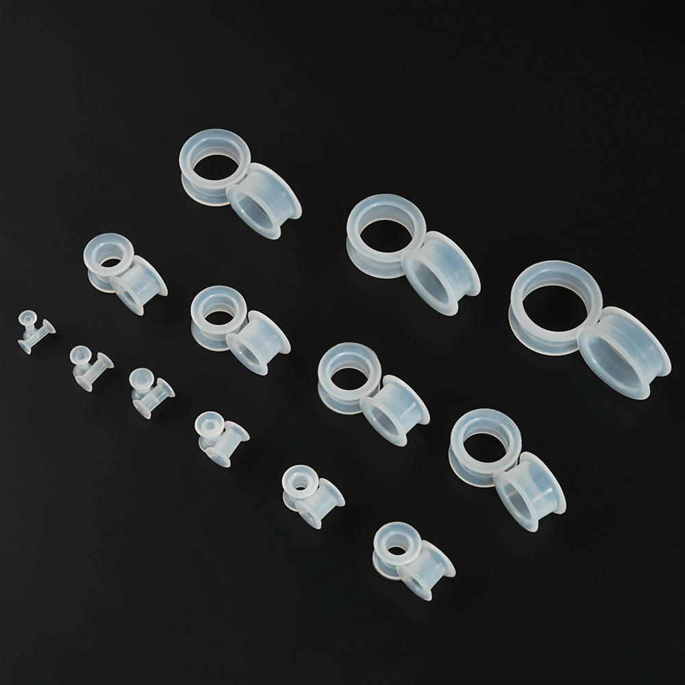 Pair-Clear medidores de orelha - Body Jewelry Gauge Sizes avaliação e preço