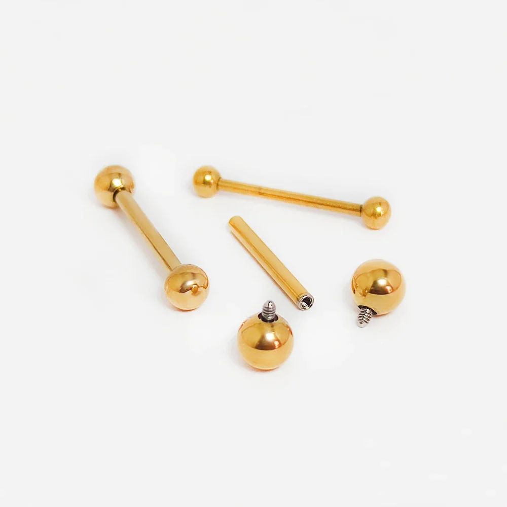 Astm f136 titânio piercing bar - Body Jewelry Nipple Rings avaliação e preço