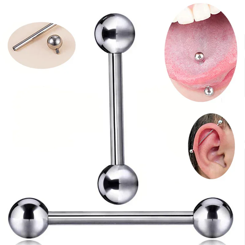 Astm f136 titânio piercing bar - Body Jewelry Nipple Rings avaliação e preço