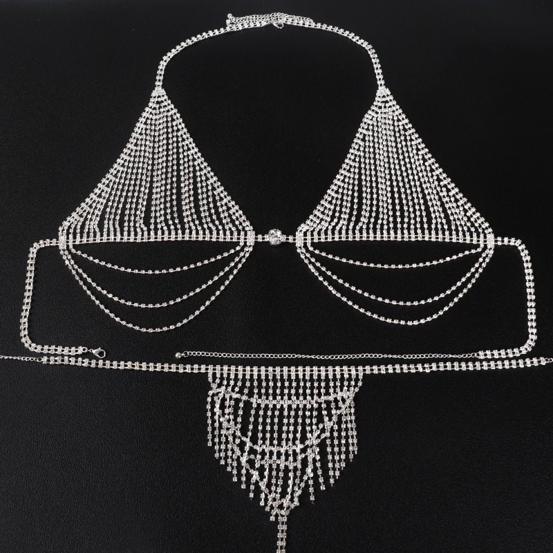 Corrente de Peito Flash Diamon - Body Jewelry Diamond avaliação e preço