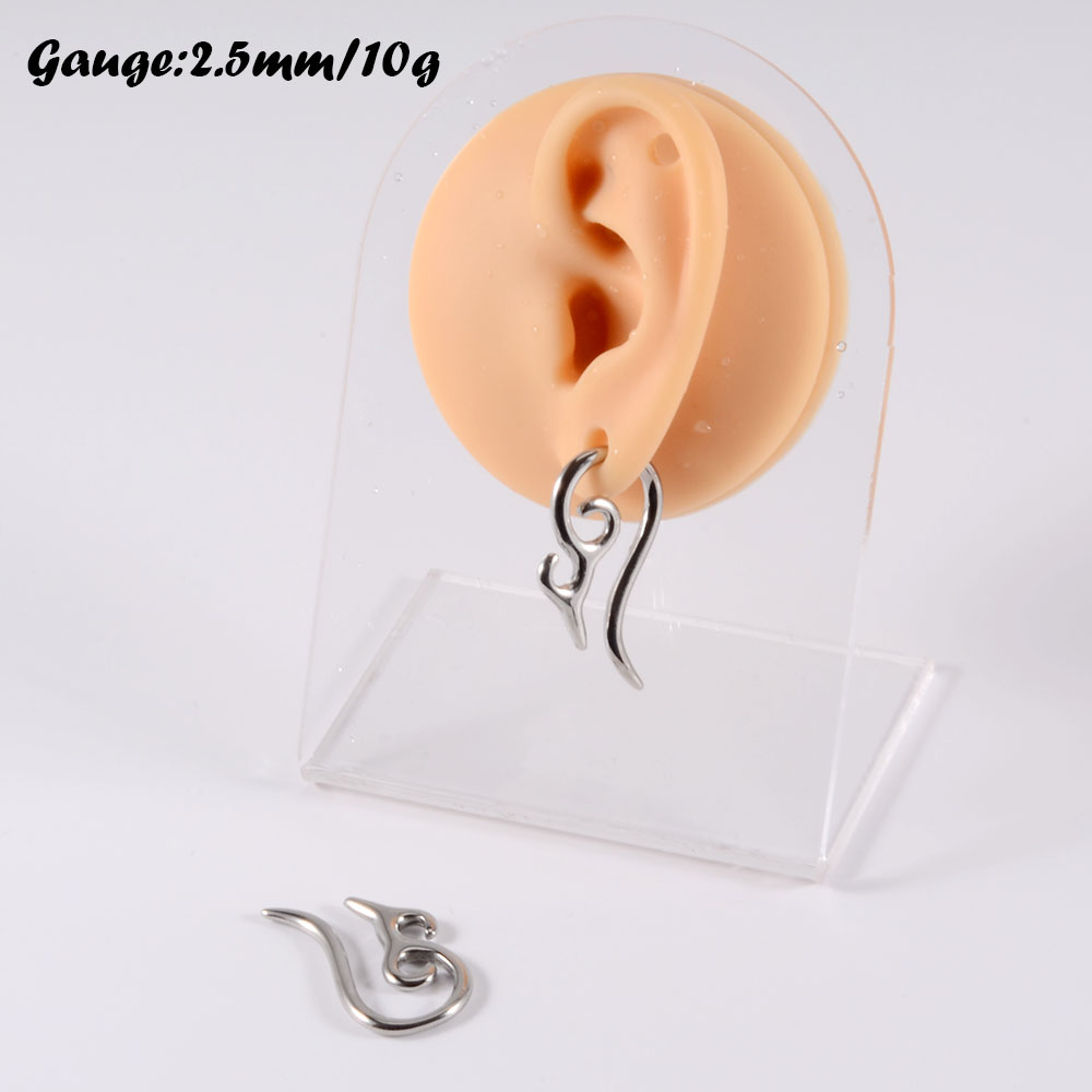 Pesos De Orelha De Aço Cirúrgi - Body Jewelry Gauge Sizes avaliação e preço