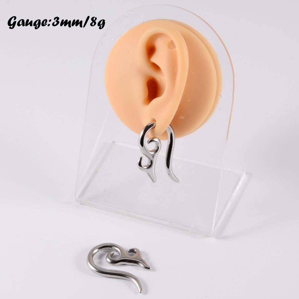 Pesos De Orelha De Aço Cirúrgi - Body Jewelry Gauge Sizes avaliação e preço