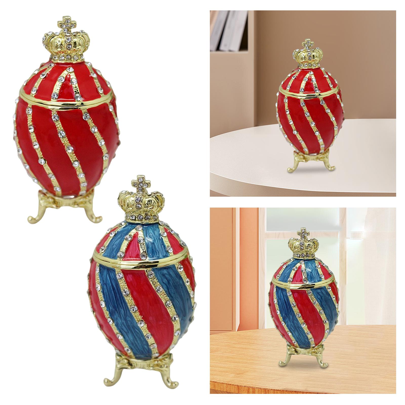 Fabergé ovo trinket caixa reci - Body Jewelry Jewelry Box avaliação e preço