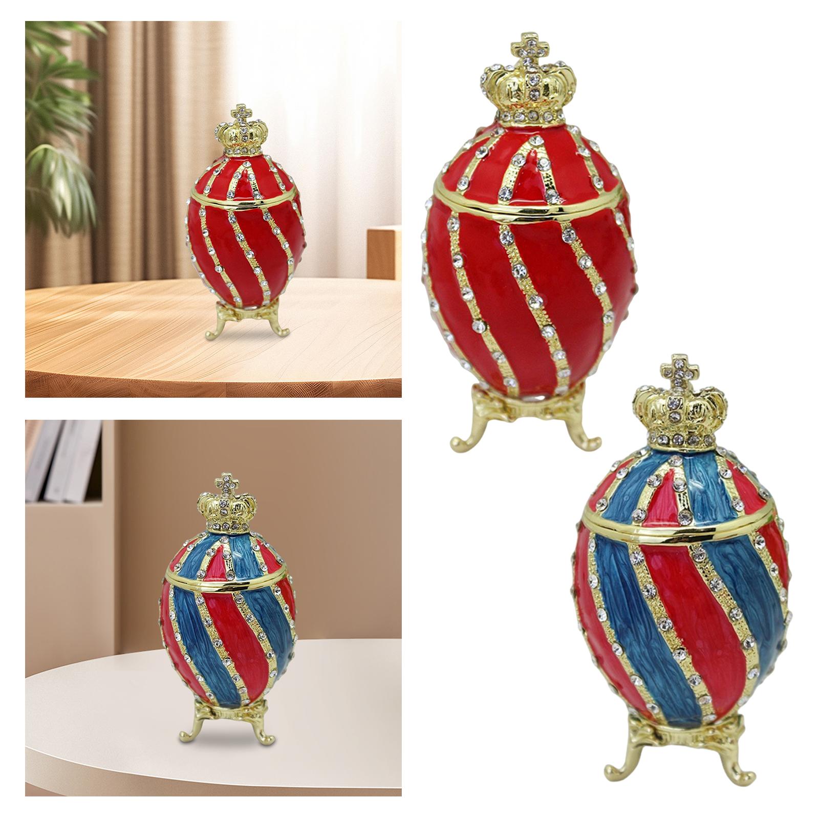 Fabergé ovo trinket caixa reci - Body Jewelry Jewelry Box avaliação e preço