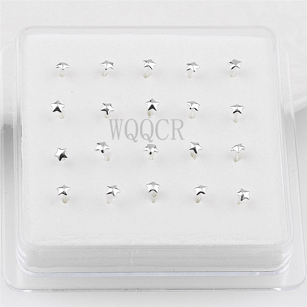 20 peças/caixa Piercings de Na - Body Jewelry Jewelry Box avaliação e preço