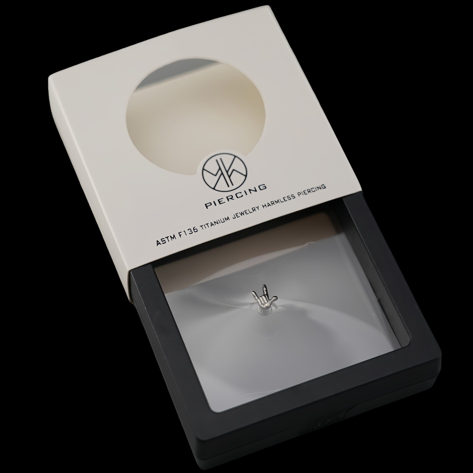 Brincos de Stud de titânio Fic - Body Jewelry Jewelry Box avaliação e preço