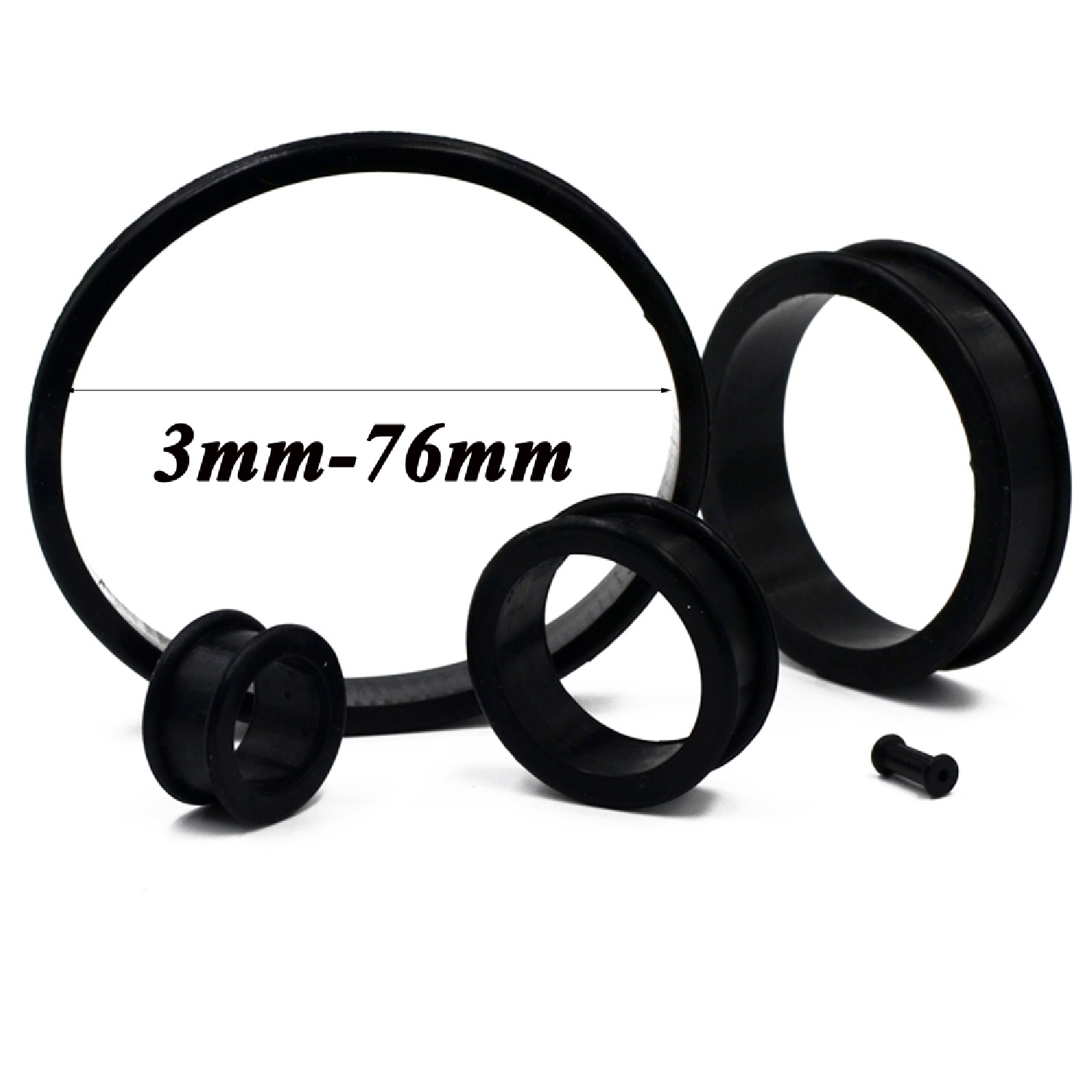 2pcs Supersize Flexível Silico - Body Jewelry Gauges avaliação e preço
